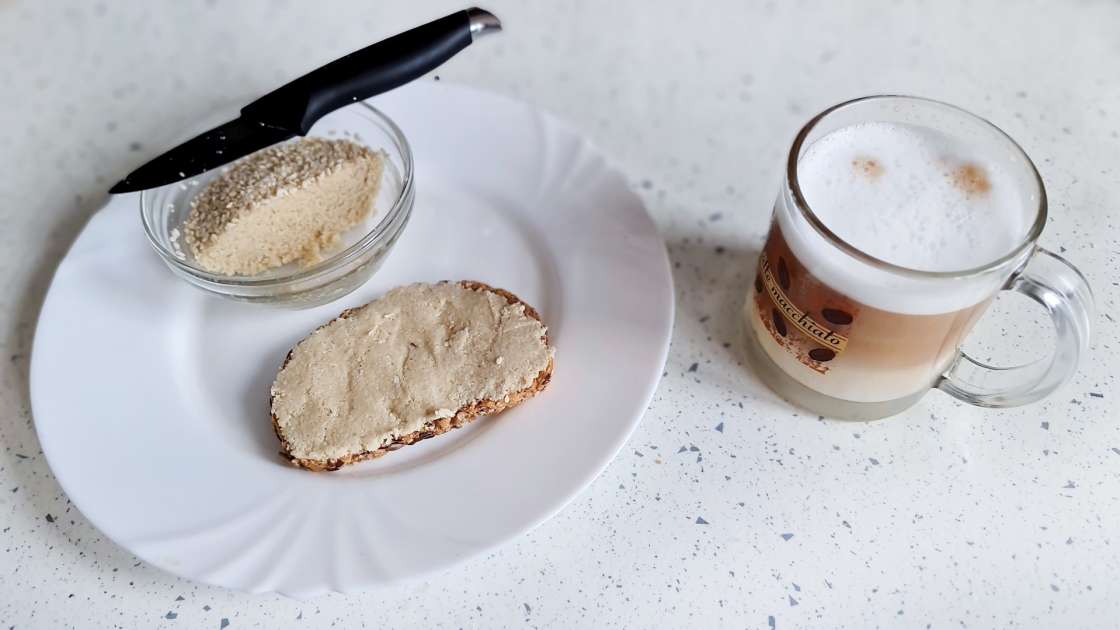 Sima, cukrozatlan fehér tahini szezámpaszta, fotó 13