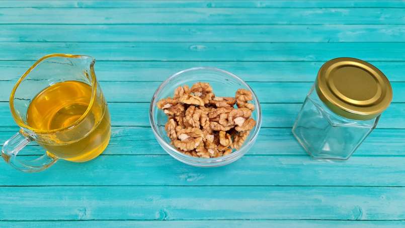 Mézes diómag üvegben, fotó 6